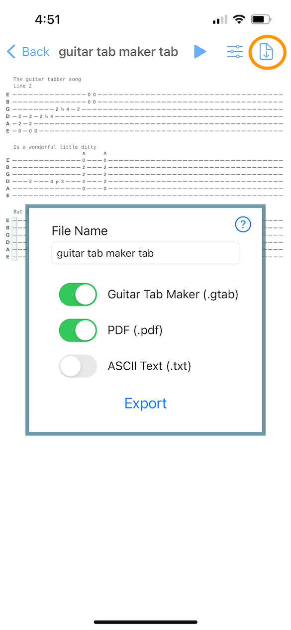 Export Example