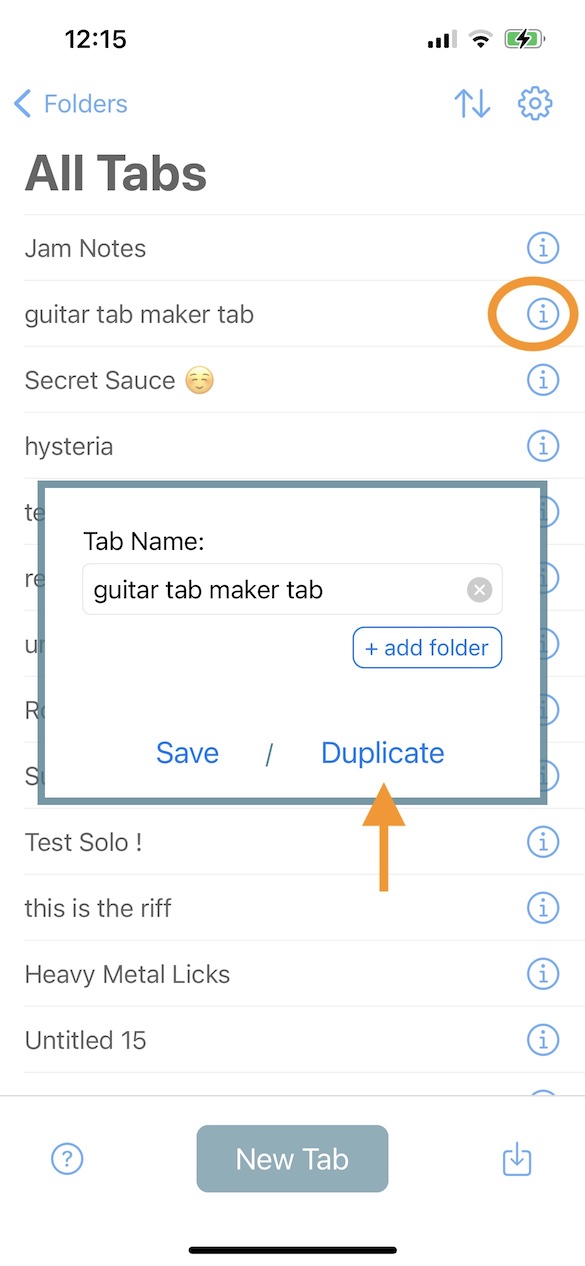 Duplicate Example