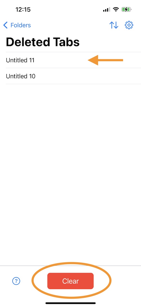 Deleted Folder Example 2