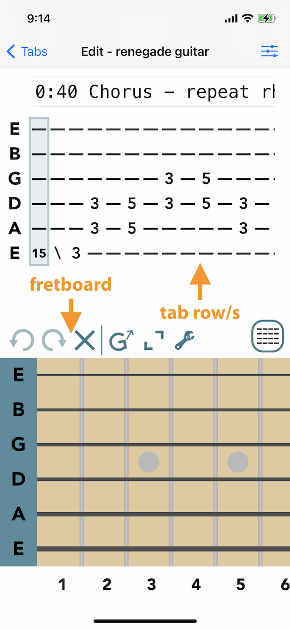 Tab Editor Example