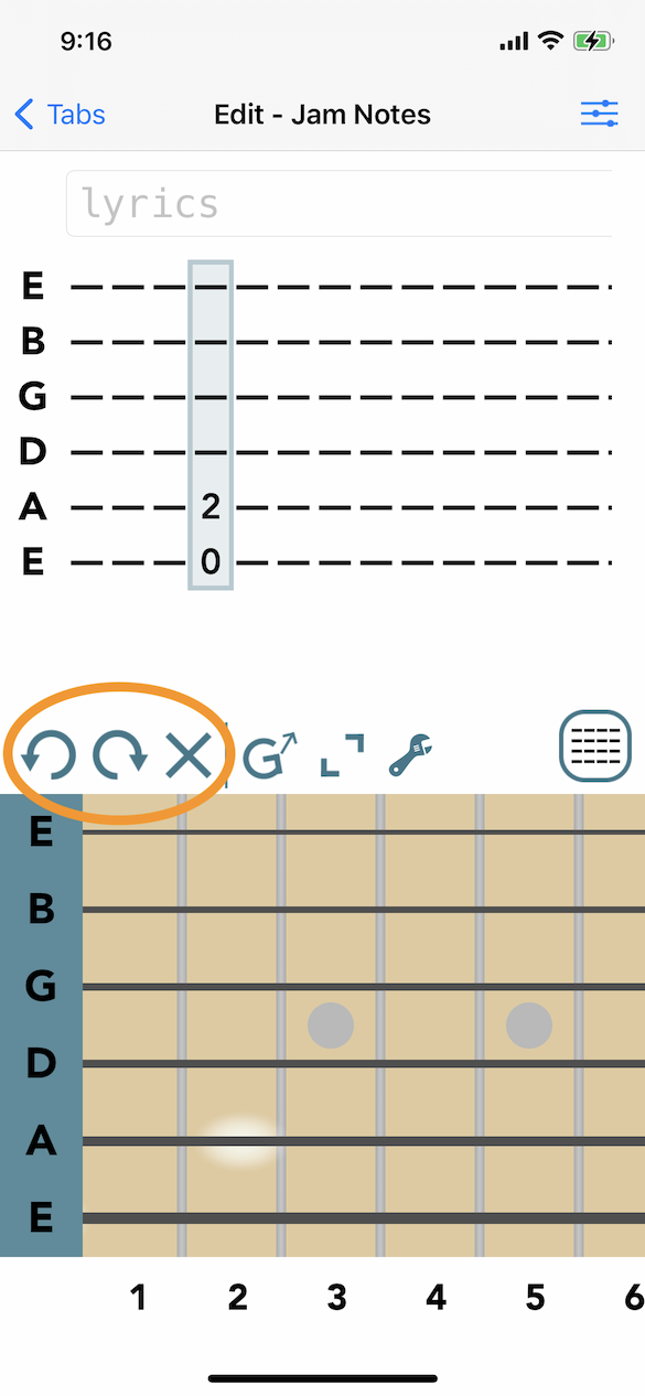 Undo Example