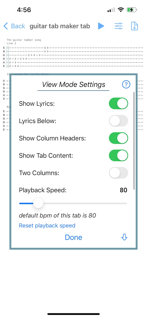 View Mode Example 3